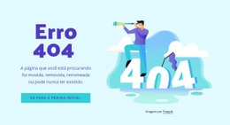 A Mensagem De Erro 404 - Construtor De Sites Profissionais Personalizáveis