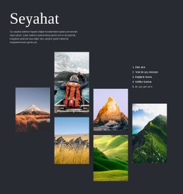 Seyahat - HTML5 Website Builder
