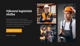 Výkonná Logistická Služba – Jednoduchá Šablona Webu