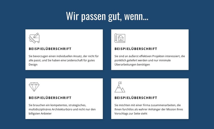 Wir bieten mehrere Dienstleistungen an HTML-Vorlage