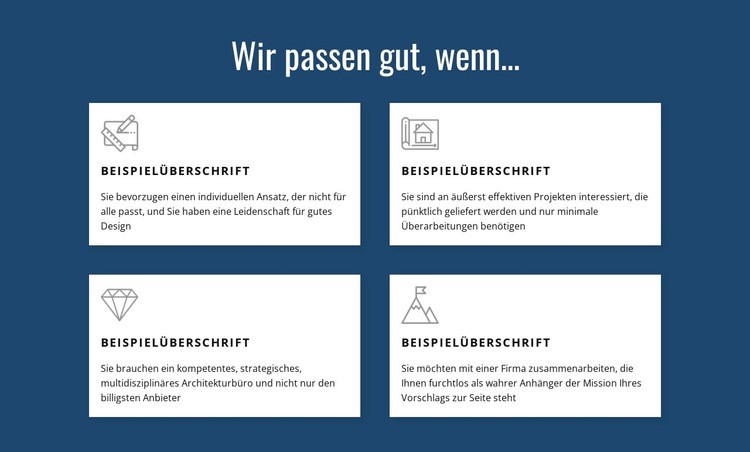 Wir bieten mehrere Dienstleistungen an Website design