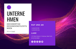 Kontakt Mit Tollem Designteam – Gebrauchsfertiges WordPress-Theme