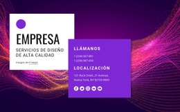 Contacta Con Un Increíble Equipo De Diseño - Diseño Creativo De Sitios Multipropósito