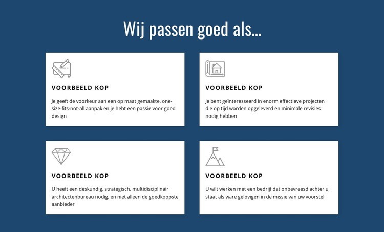 We bieden meerdere diensten aan HTML5-sjabloon