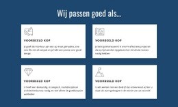 Het Beste Websiteontwerp Voor We Bieden Meerdere Diensten Aan
