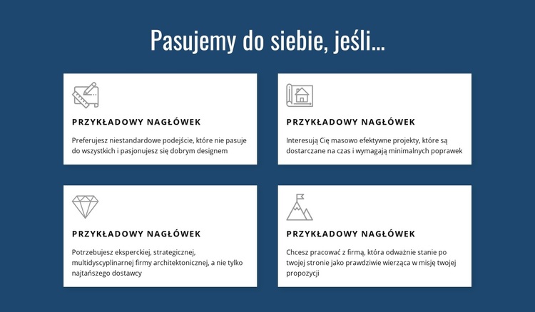 Oferujemy wiele usług Motyw WordPress