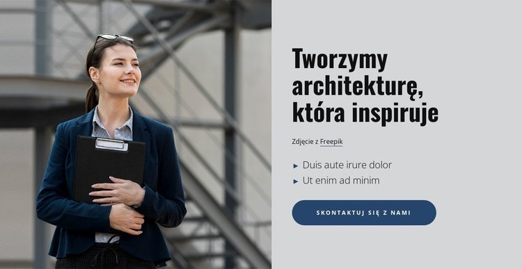 Mała pracownia architektury mieszkaniowej Szablon HTML5