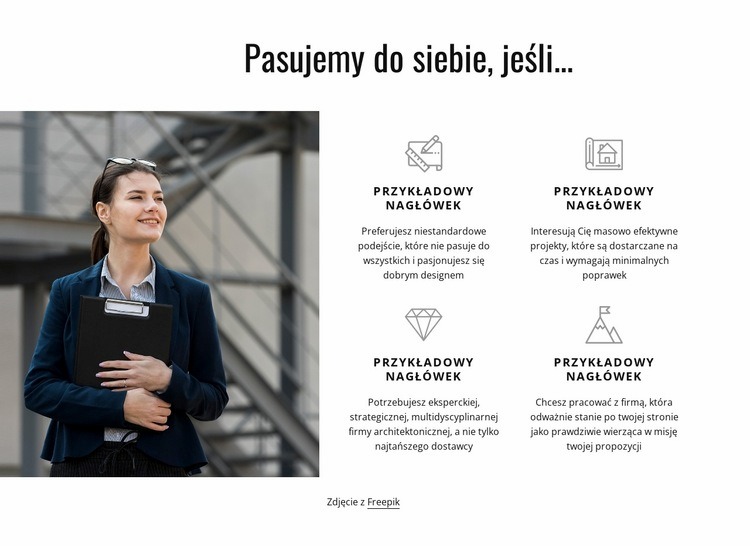 Podstawowe usługi Szablon HTML5