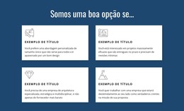 Oferecemos Vários Serviços - Modelo HTML Responsivo