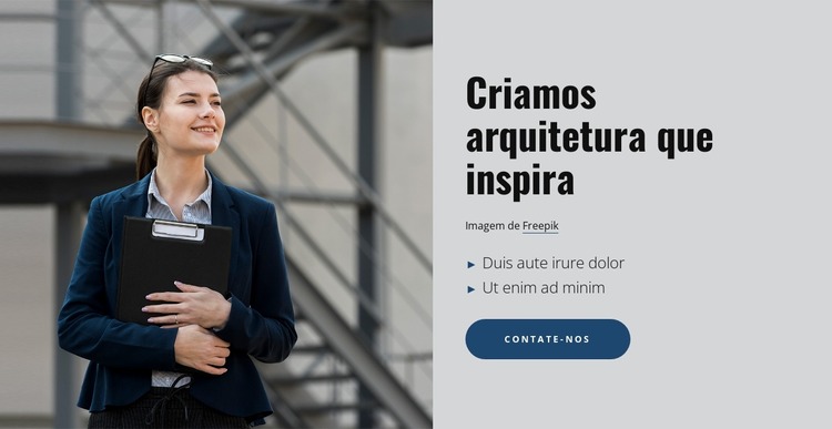 Um pequeno escritório de arquitetura residencial Template Joomla