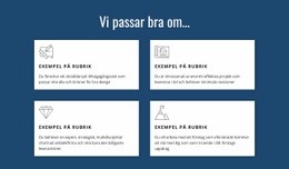 Vi Erbjuder Flera Tjänster - Responsiv HTML-Mall
