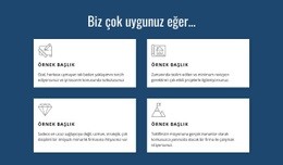 Birden Fazla Hizmet Sunuyoruz - Nihai Web Sitesi Modeli