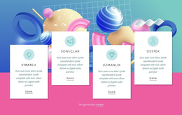 Strateji, Pazarlama, Destek Için Çok Amaçlı WordPress Teması