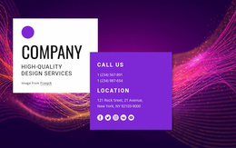 Contact With Amazing Design Team - Simple Website Template