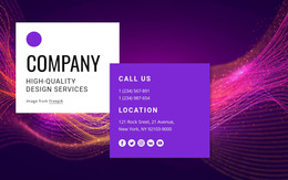 Contact With Amazing Design Team - Ready To Use WordPress Theme