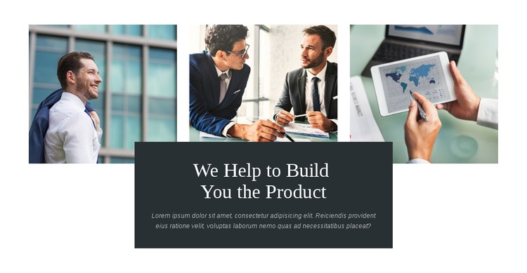Build you product CSS Template