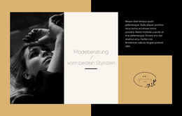 Modeberatung - HTML- Und CSS-Vorlage