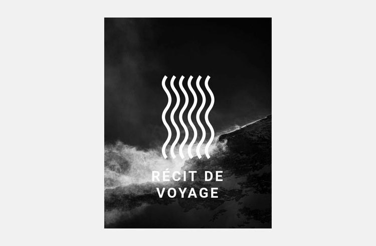 Voyage intéressant Modèle HTML5