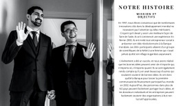 Superbe Modèle D'Une Page Pour Hommes D'Affaires Prospères