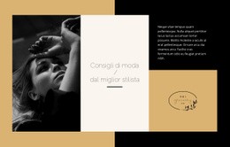 Generatore Di Mockup Di Siti Web Per Consigli Di Moda