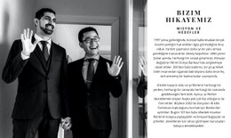 Başarılı Iş Adamları Tam Genişlikte Şablon