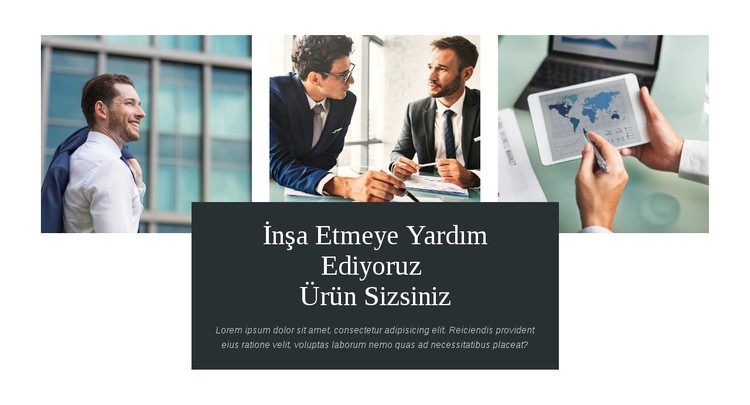 Ürününüzü oluşturun CSS Şablonu