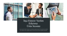 Ürününüzü Oluşturun Için HTML Sayfa Tasarımı