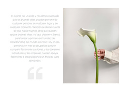 Cita Y Flor Hermosa - Tema Responsivo De WordPress