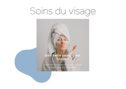 Conception Du Site Pour Une Belle Peau Est Facile