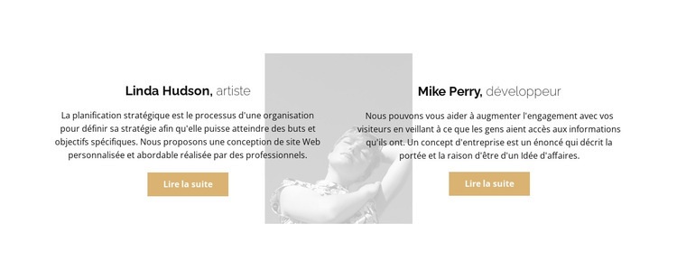 Deux avis Conception de site Web