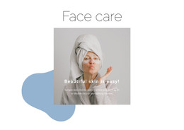 Beautiful Skin Is Easy - Free HTML Template