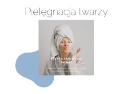 Piękna Skóra Jest Łatwa Czysty I Minimalny Szablon