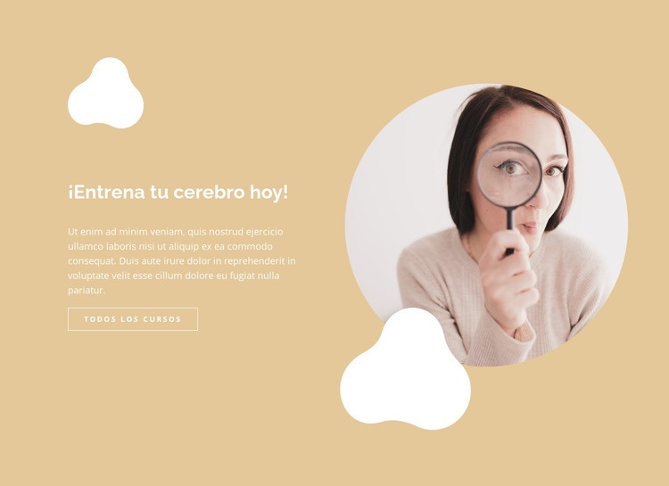 Aprendizaje rápido y sencillo Plantillas de creación de sitios web