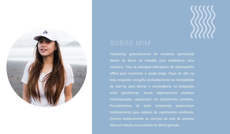 Jovem guia Modelo HTML