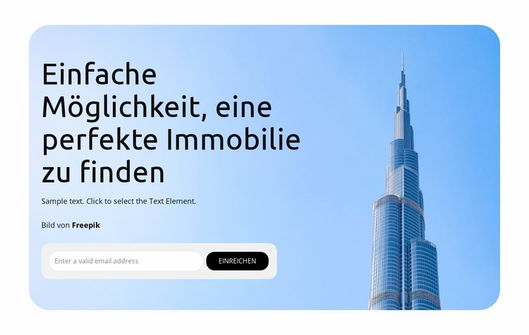 Entdecken Sie Wohnungstypen HTML Website Builder