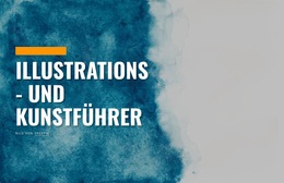 Illustrations- Und Kunstführer Vorlage