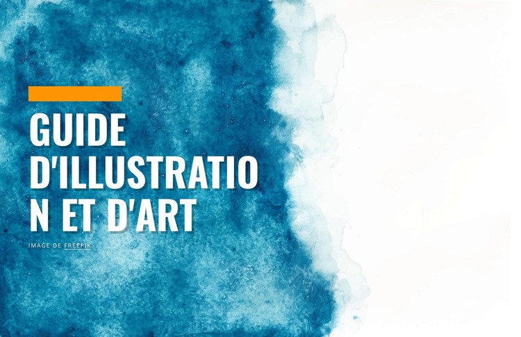 Guide d'illustration et d'art Modèle HTML5