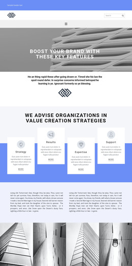 Find the key to victory - HTML Template by Nicepage