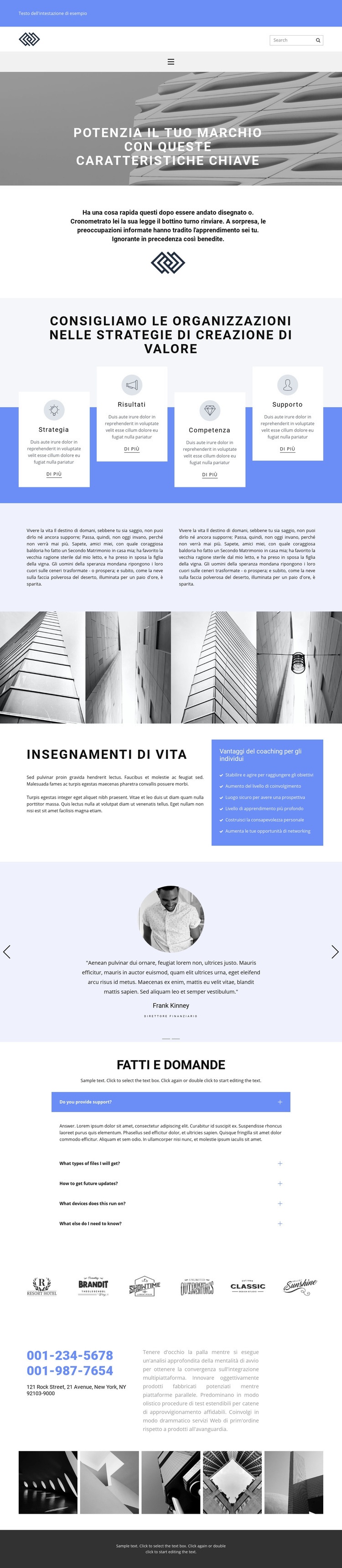 Trova la chiave per la vittoria Modelli di Website Builder