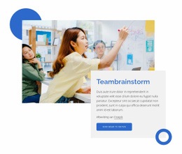 Team-Brainstorm - HTML-Sjabloon