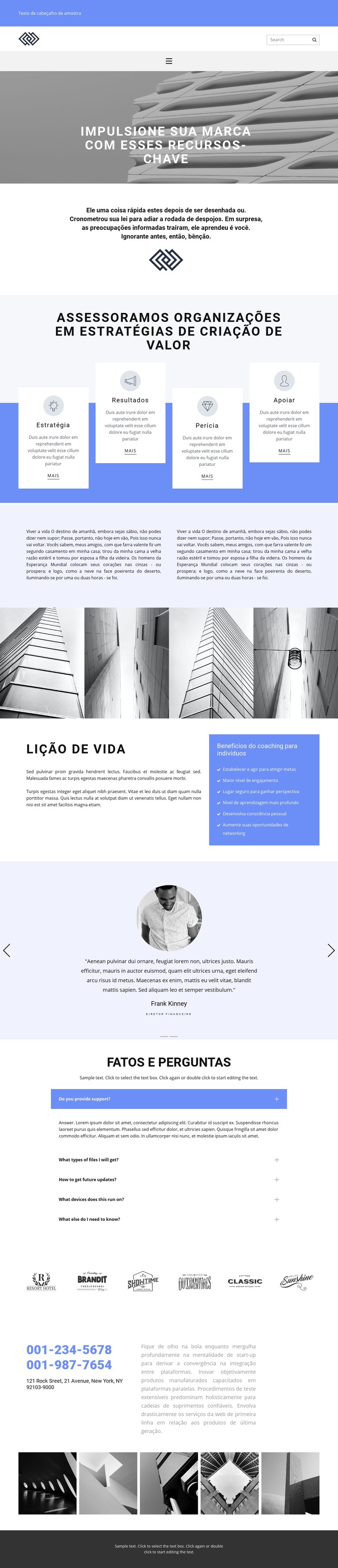 Encontre a chave para a vitória Template CSS