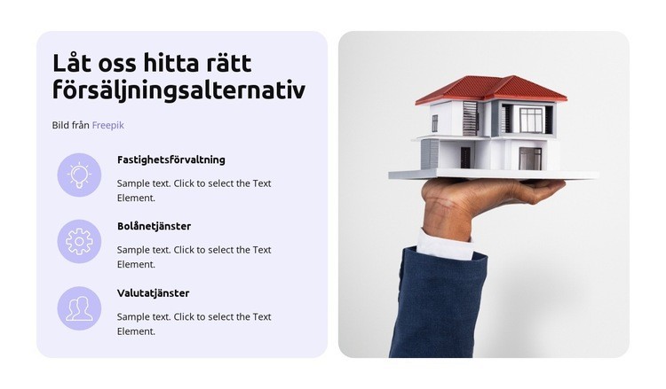 Valutatjänster HTML-mall