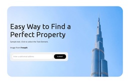 Explore Apartment Types - Free Website Template