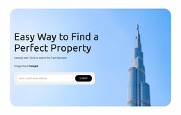 Explore Apartment Types - Website Builder