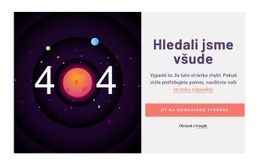 Příklad 404 Stránek – Stažení Šablony HTML