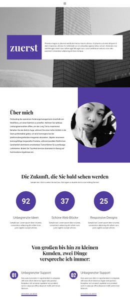 Neues Kreativstudio - Persönliche Website-Vorlage