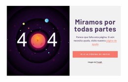Ejemplo De Página 404 -Maqueta De Sitio Web Lista Para Usar
