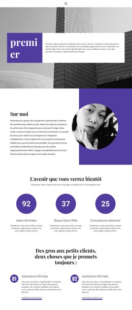 Nouveau Studio De Création – Modèle De Site Web Personnel