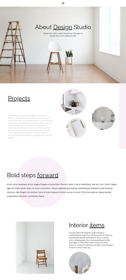 Interesting Interior Solutions - HTML Page Template