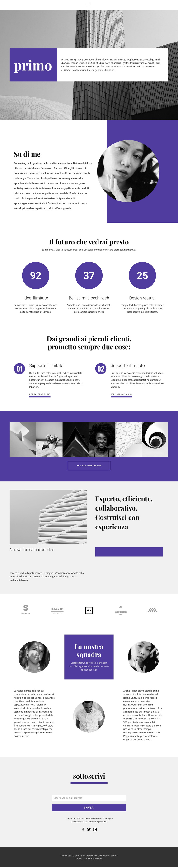 Nuovo studio creativo Tema WordPress